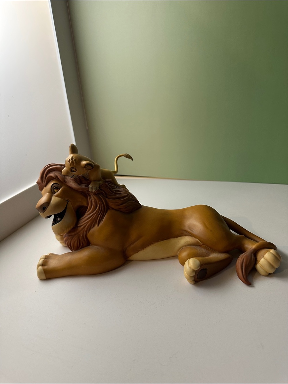 Walt Disney Collection- The Lion King “Mufasa and Cub” Figurine